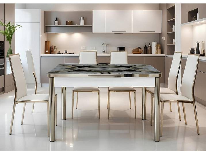 JVmoebel Esstisch Luxus Esstisch Esszimmer Rechteckig Modern Komfort Tisch Stilvoll, Made in Europa
