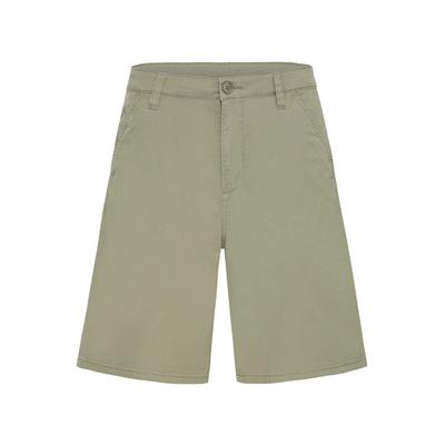 Bermudas BLEND "Bermudas BHMatz Loose Fit", Herren, Gr. S, N-Gr, grün (dusty olive), Obermaterial: 98% Baumwolle CO. 2% Elasthan EL., Hosen Bermudas