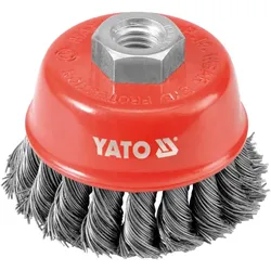 Yato Stahldraht Topfbürste Reinigungsbürste 60 mm M14