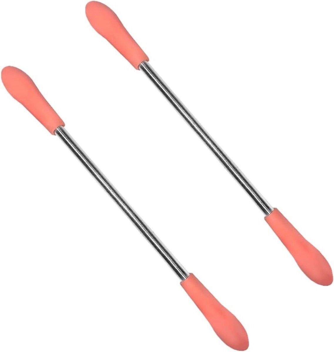 INF Épilateur facial métallique en deux pièces avec mécanisme à ressort, poignée ABS et ressort en acier inoxydable, portable, Orange