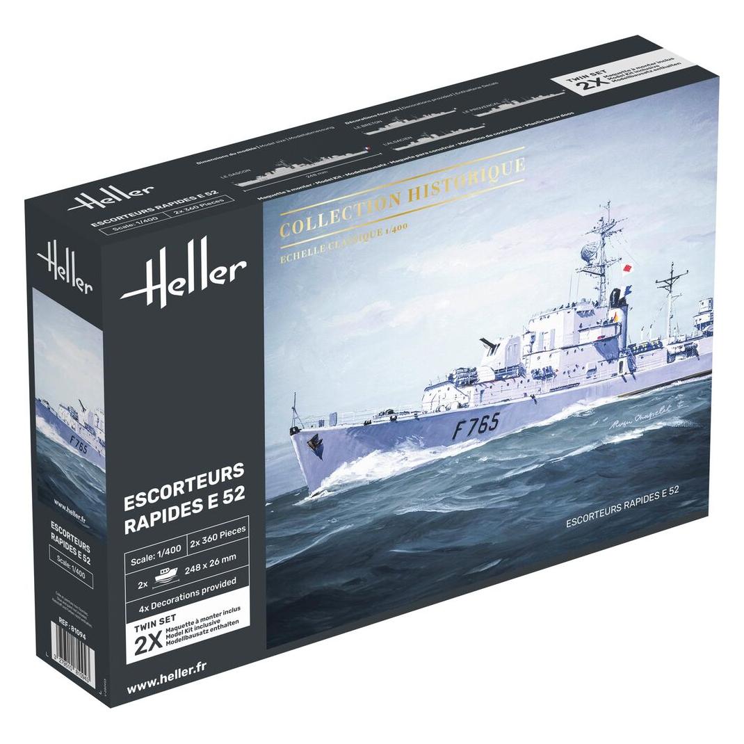 Heller Escorteurs Rapides E 52 (81094)