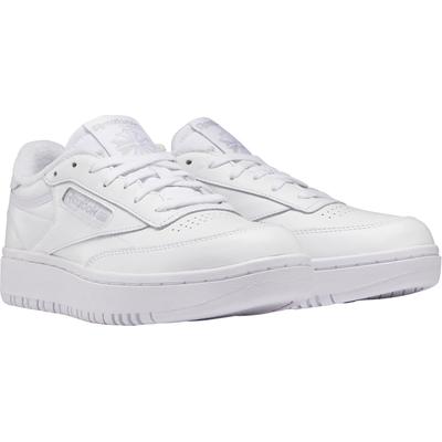 Sneaker REEBOK CLASSIC "CLUB C DOUBLE", Damen, Gr. 41, weiß, Leder, Schuhe Sneaker