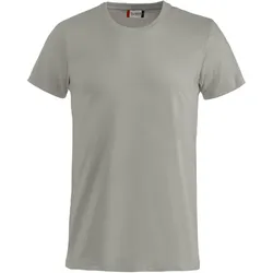 CLIQUE Basic T-Shirt Herren 94 - silber XS