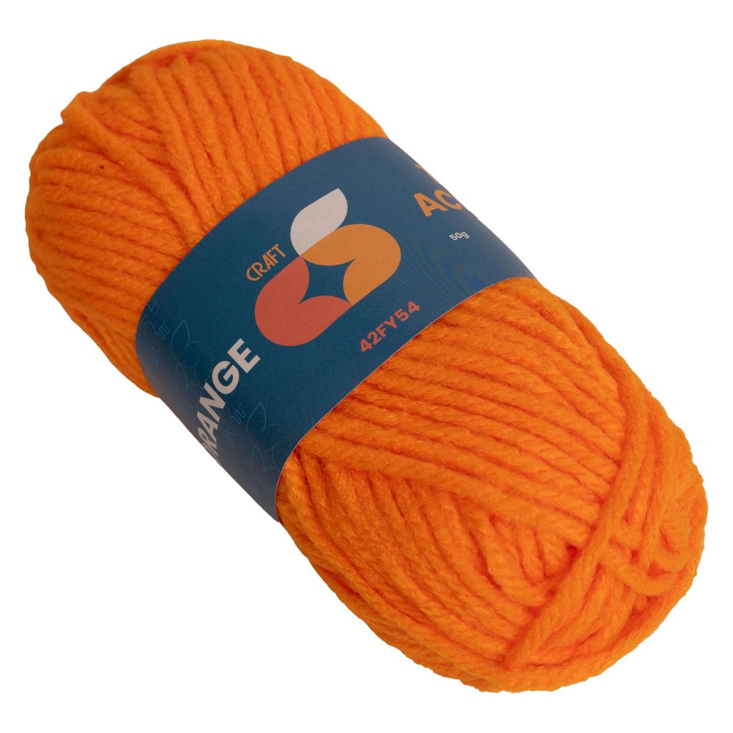 Colorations Farben - Acrylgarn 4 mm - 50 g - Orange (68619257)
