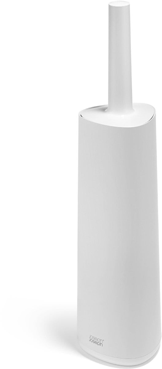 Joseph Joseph Flex 360 Siliconen Toiletborstel met Houder, Wit