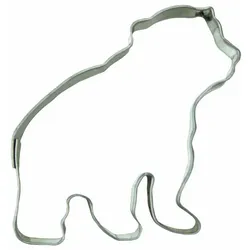 Städter Ausstecher Eisbär, Ausstechform, Plätzchenform, Keks, Plätzchen, Edelstahl, 7 cm, 040083