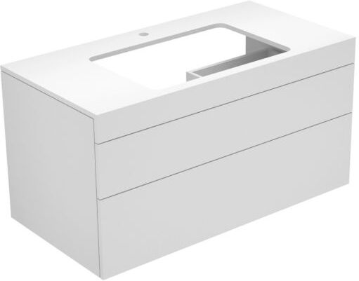 Keuco Edition 400 Waschtischunterbau 31572450100 105x54,6x53,5cm, mit Hahnloch, Cashmere