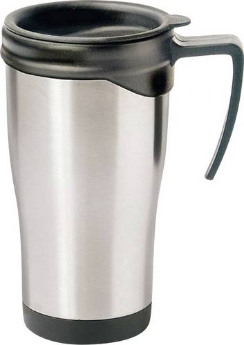 MATO interpräsent Thermobecher Edelstahl (gebürstet), Schwarz 0.4l 4100