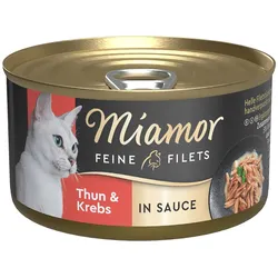 Miamor Feine Filets Thunfisch & Krebs in Sauce 24x85 g