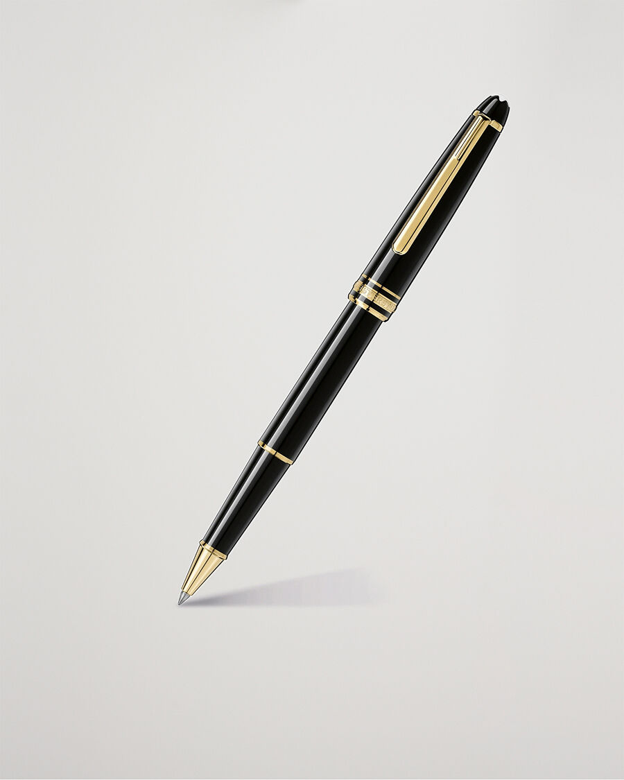 Montblanc 163 Classique Meisterstück Rollerball Pen Black men One size Sort