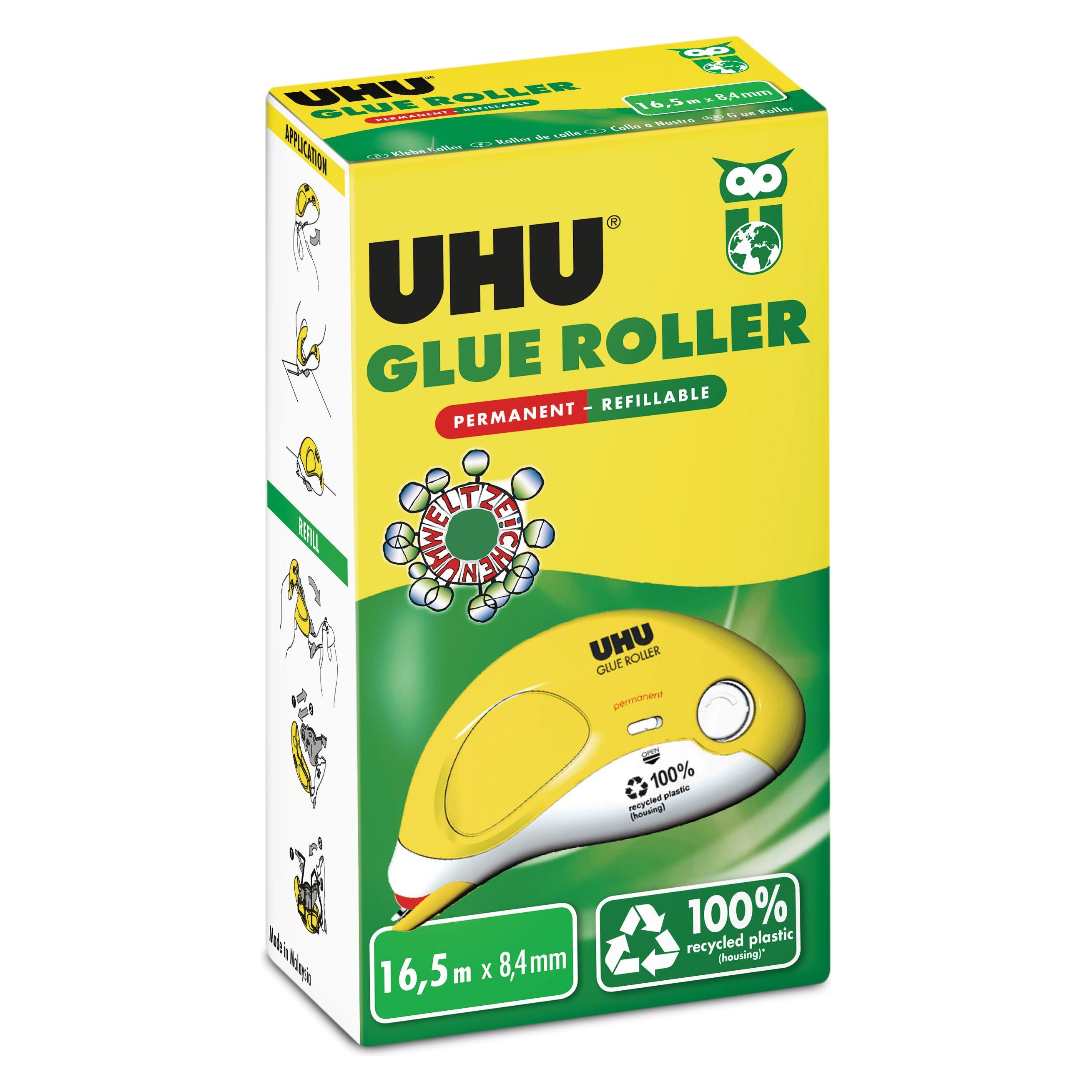 UHU Kleberoller perm. Refillable 990345 transparent (990345)