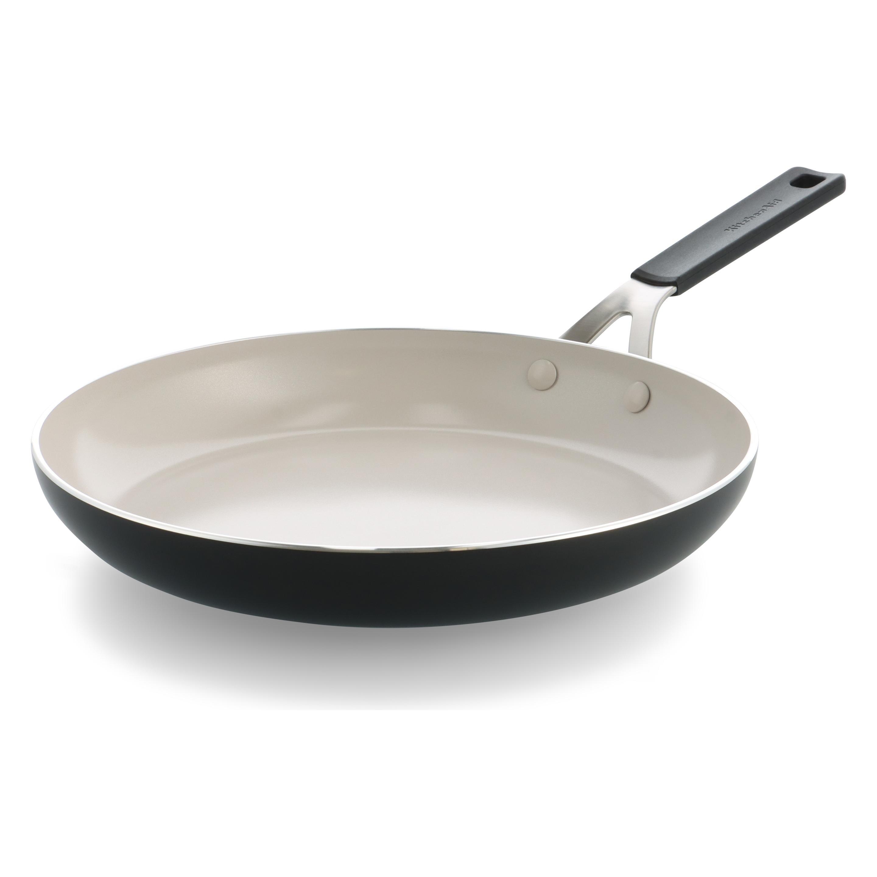 KitchenAid - Coloured Aluminum Frypan - Matte Black - 30 cm (CC009724-001)
