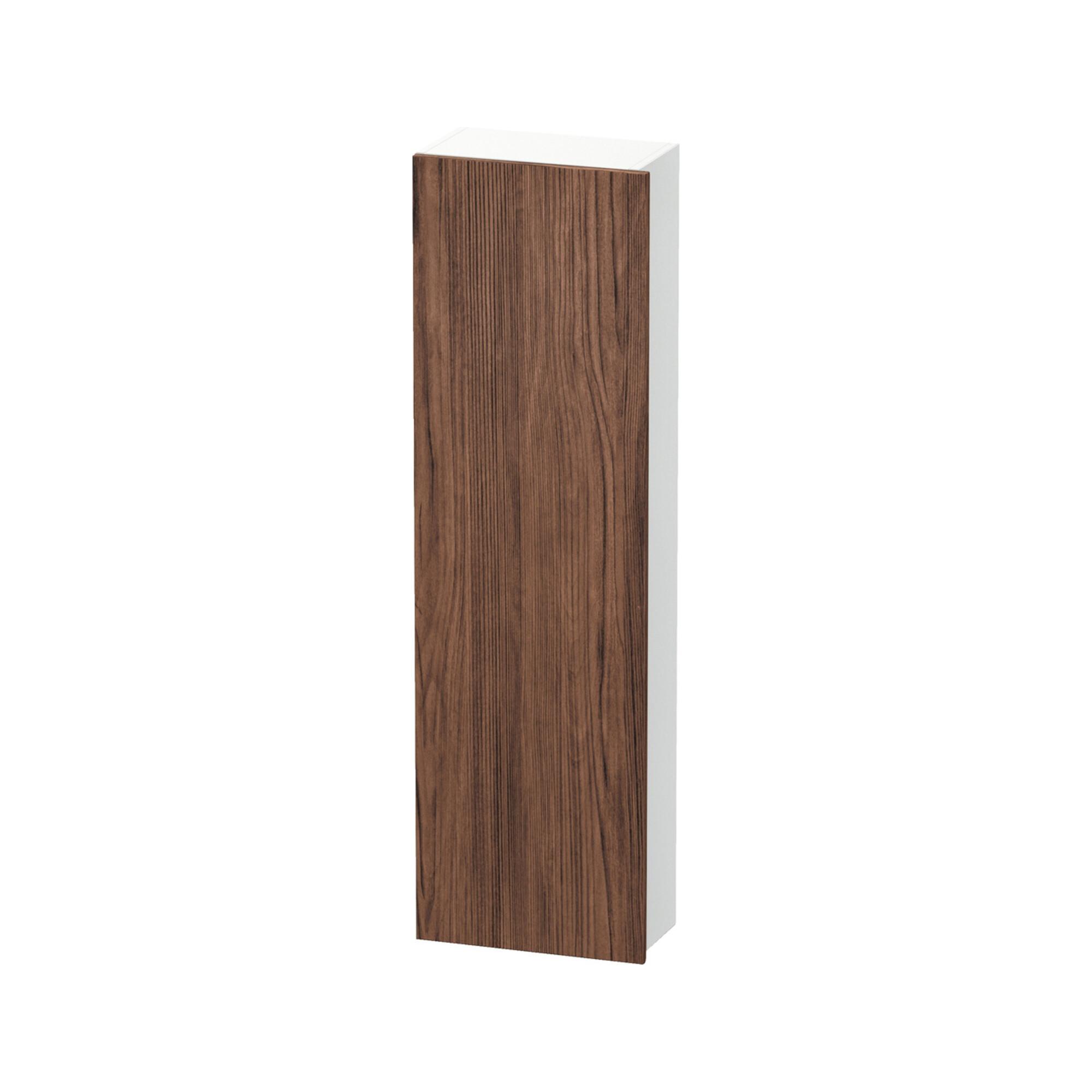 Duravit Hochschrank DuraStyle 40x24x140cm, Tür re, Nussb dunk./weiß ma (DS1218R2118)