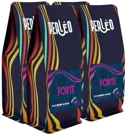 perleo Perléo - Forte Gemahlener Kaffee 4 X 250 G - MaxiCoffee