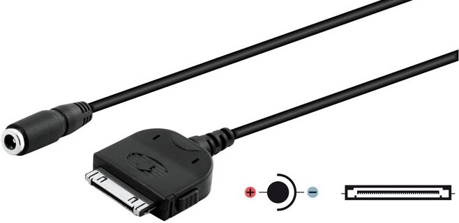 NIMO Cabo Adaptador Alimentação (DC Fêmea - Ficha iPod)