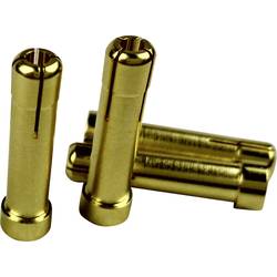 Reely Adapterstecker [1x 4 mm Goldkontaktstecker - 1x 5 mm Goldkontaktbuchse] 1605782