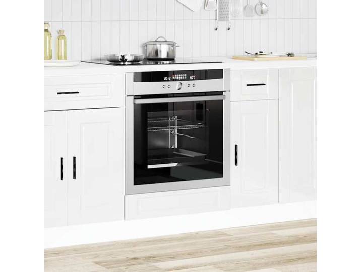 En Promotion Armoire de four - COCO - Placard bas de cuisine - Porto blanc brillant - bois d'ingénierie 2682vdv81l