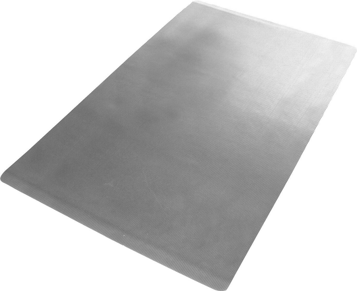 Anti-Ermüdungsmatte Softer-Work-Mat Gerippt Grau Breite: 90 cm, Länge: 500 cm