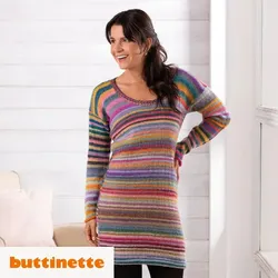 Strickanleitung – Strickkleid aus Woll Butt Primo Cory