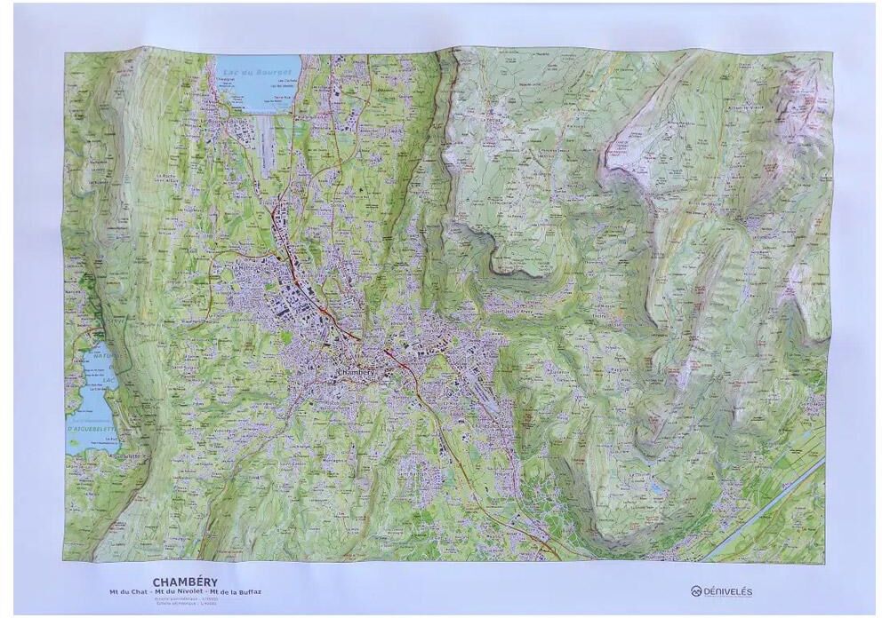 Deniveles  - Chambery - Carte 3D
