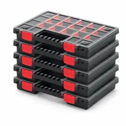 Kistenberg 5er Set Sortierbox Sortimentskasten Kleinteilemagazin inkl. Trenner
