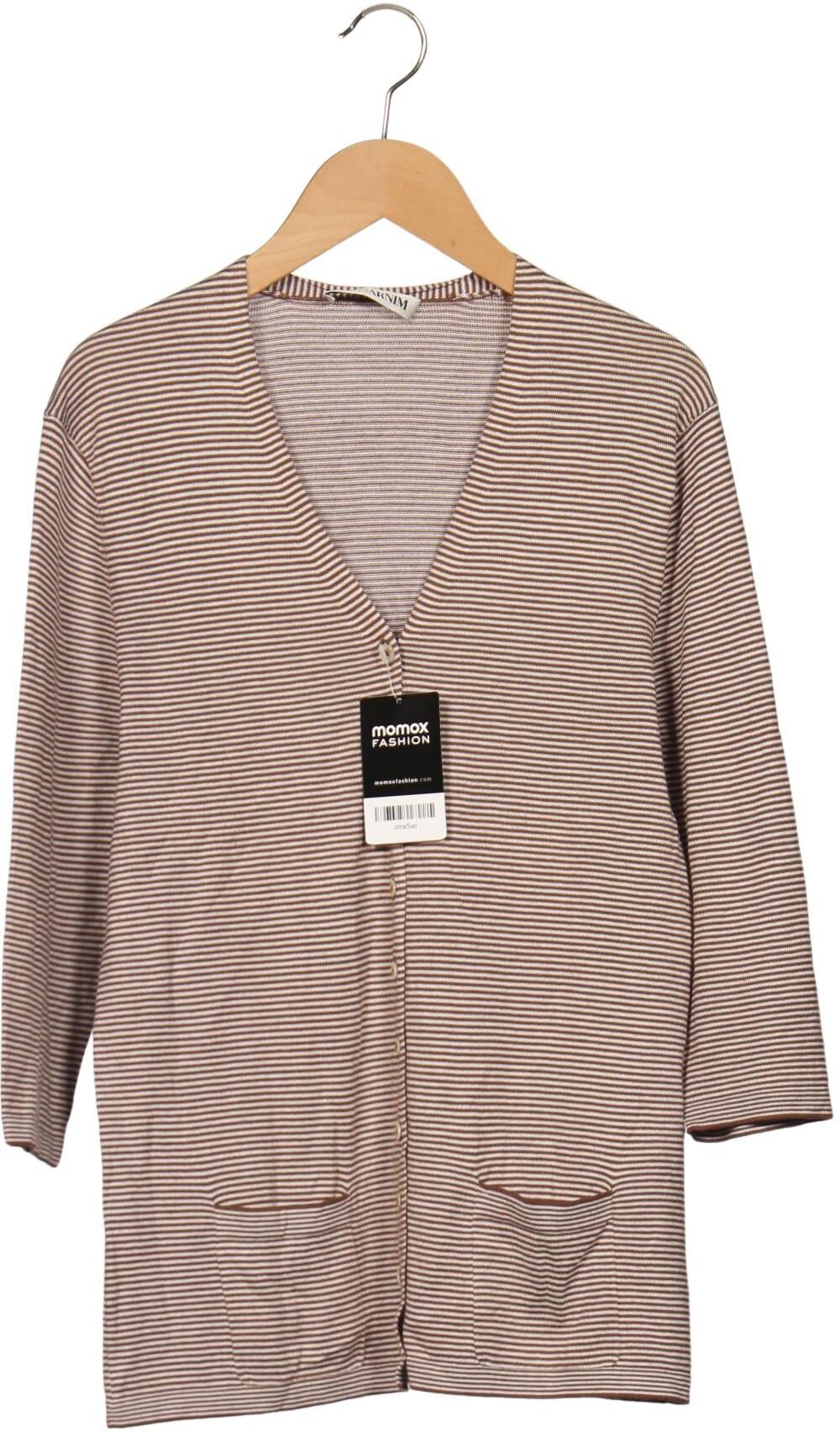 Iris VON Arnim Damen Strickjacke, Beige, Gr. L, Baumwolle - Second Hand