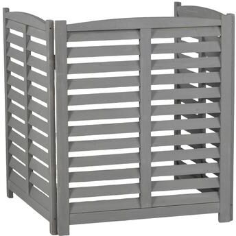Kodotan sofa "3-Panel Outdoor Air Conditioner Fence 3-Section Outdoor Wooden Screen, Outside Wood Privacy Fence, 32"" W x 38"" H"