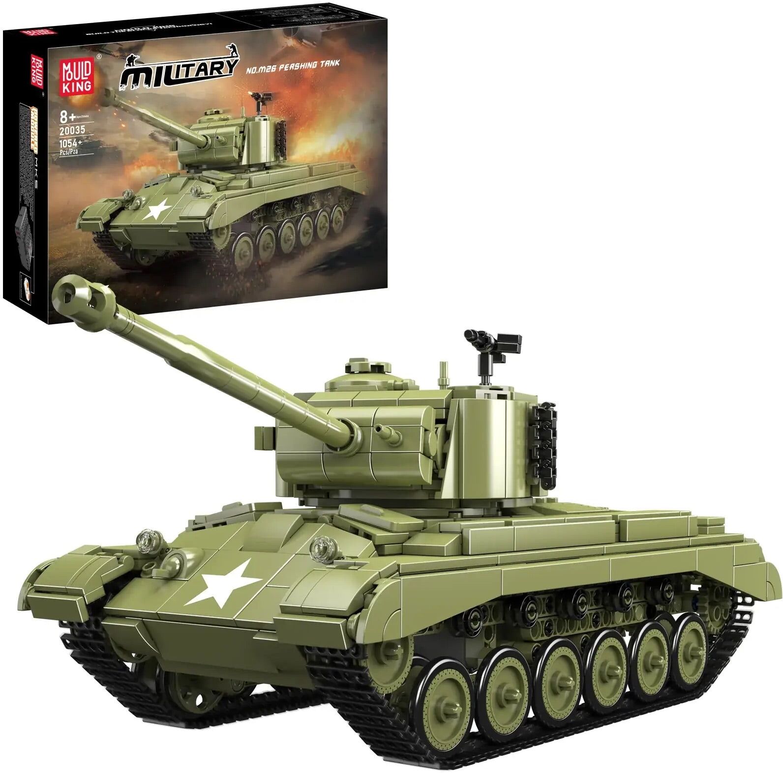 Mould King M26 Pershing -panssarivaunu RC – Mould King 20035