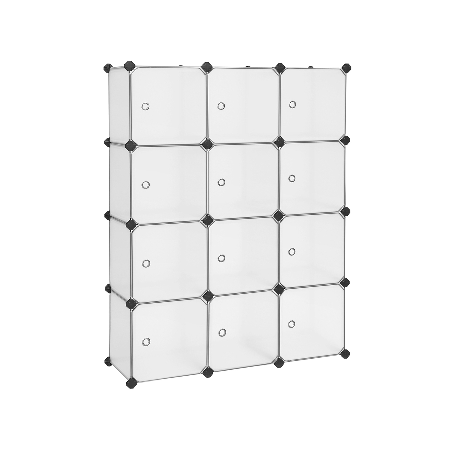SONGMICS Regalsystem mit 12 Fächern LPC342W01