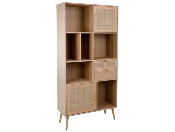 WANDERLUST DECO Regal aus Holz und Rattan