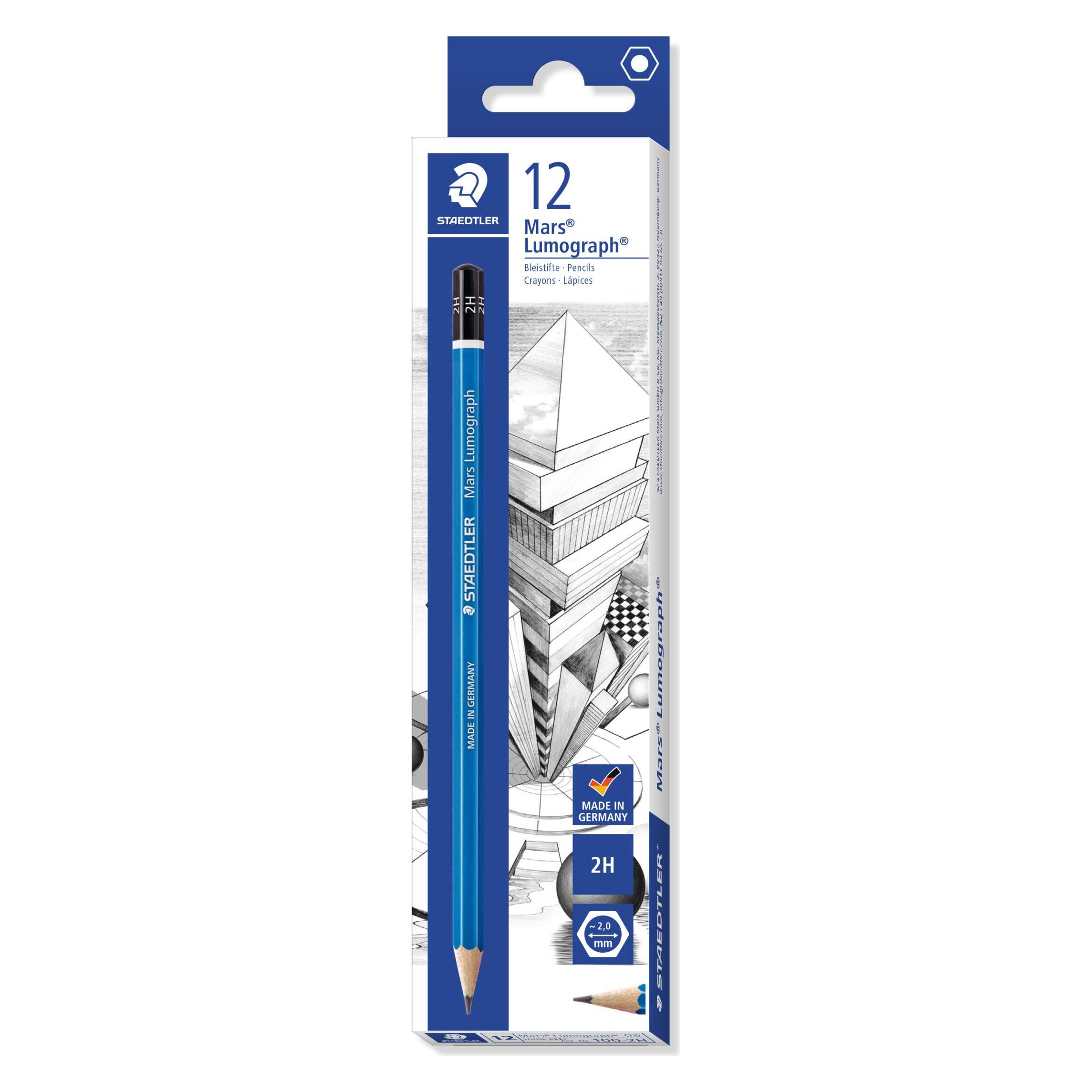 Staedtler Mars Lumograph (2 mm, 2H, 1x) (100-2H)