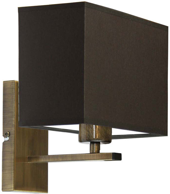 17 Stories Asavira Armed Sconce Brown/Antique Gold