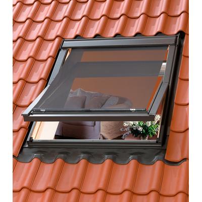 Hitzeschutz-Markise VELUX "mit Haltekrallen MHL MK00 5060", schwarz, Aluminium, Polyester, Markisen, Tageslicht & Hitzeschutz