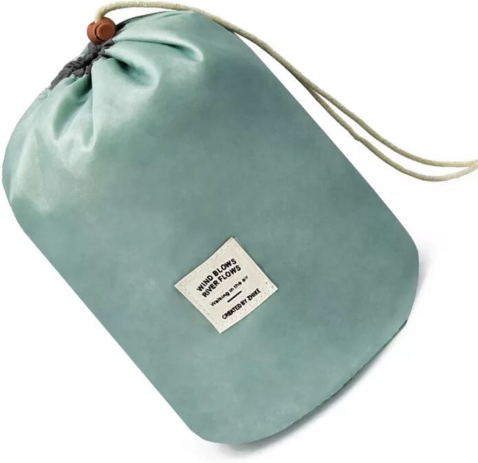 INF Trousse de maquillage à cordon de serrage, trousse de toilette de voyage en nylon