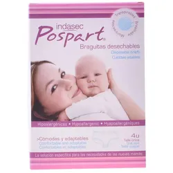 Indasec Pospart Single Size Disposable Panties 4 Einheiten