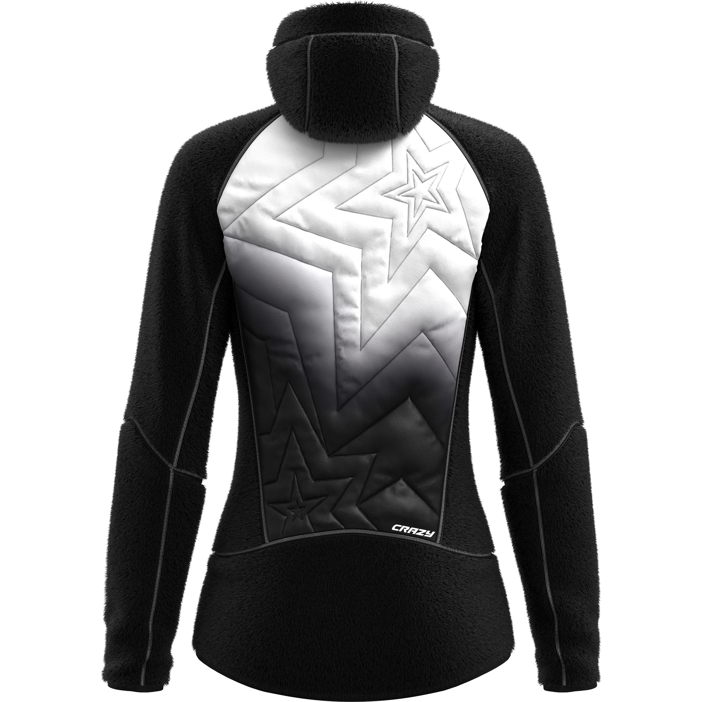 Crazy After Damen Isolationsjacke schwarz Größe XS Trekking Wasserabweisend Wasserabweisend