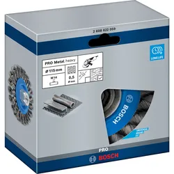 Bosch PRO Metal heavy Scheibenbürste 115 x 0,50 mm Gewinde - 2608622059