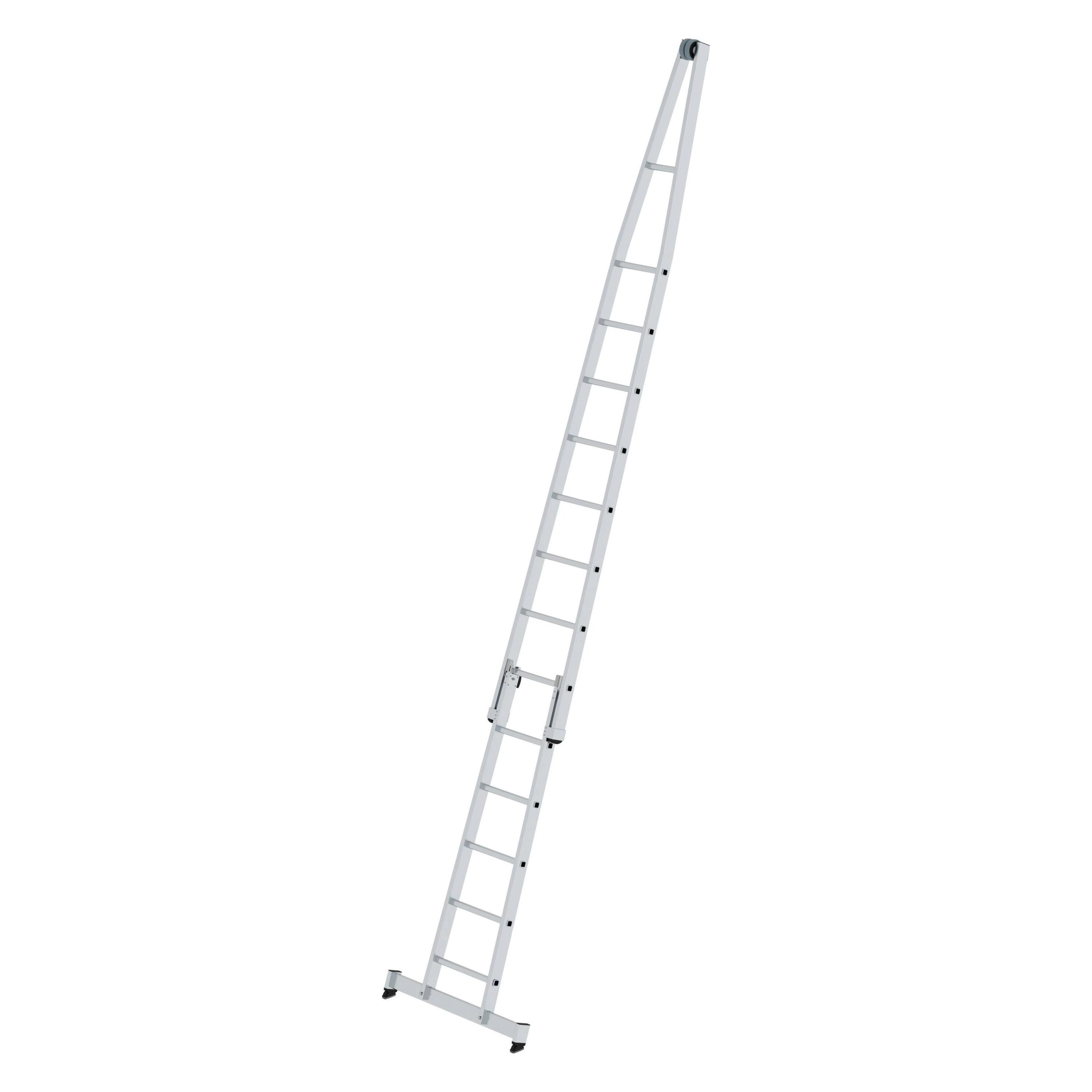 Munk Sprossen-Glasreinigerleiter Satz mit nivello-Traverse 2-teilig (Gerüst, 427 cm) (011013)