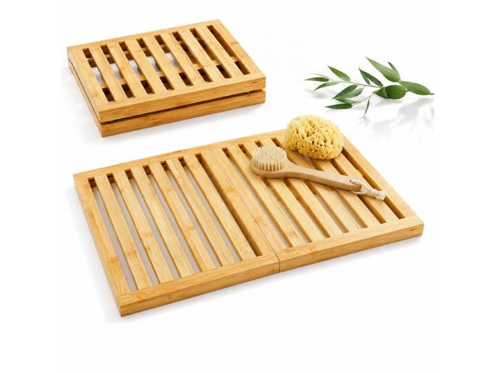 Relaxdays Bambus Badematte