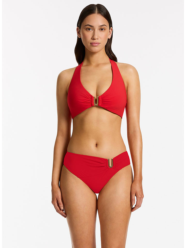 Jets Bikini-Oberteil in Rot - L