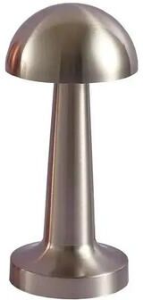Uplift Treasures 3 Color Touch LED Rechargeable Retro Table Lamp b Sand Nickel
