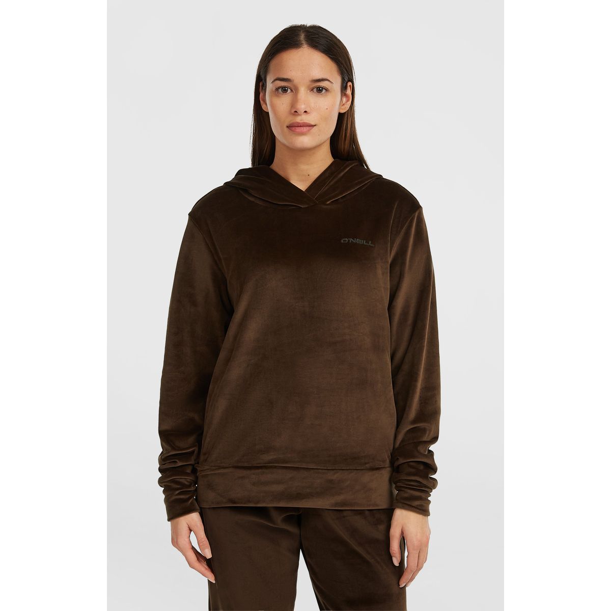 O'Neill Fwc'cruz Velour Hoodie coffee bean (17032) L 1350082-17032-L