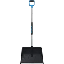 SW-Stahl, Schneeschaufel, 98100L Schneeschieber Klappbar I platzsparend I stabil I 138cm lang Aluminium Schneeschaufe