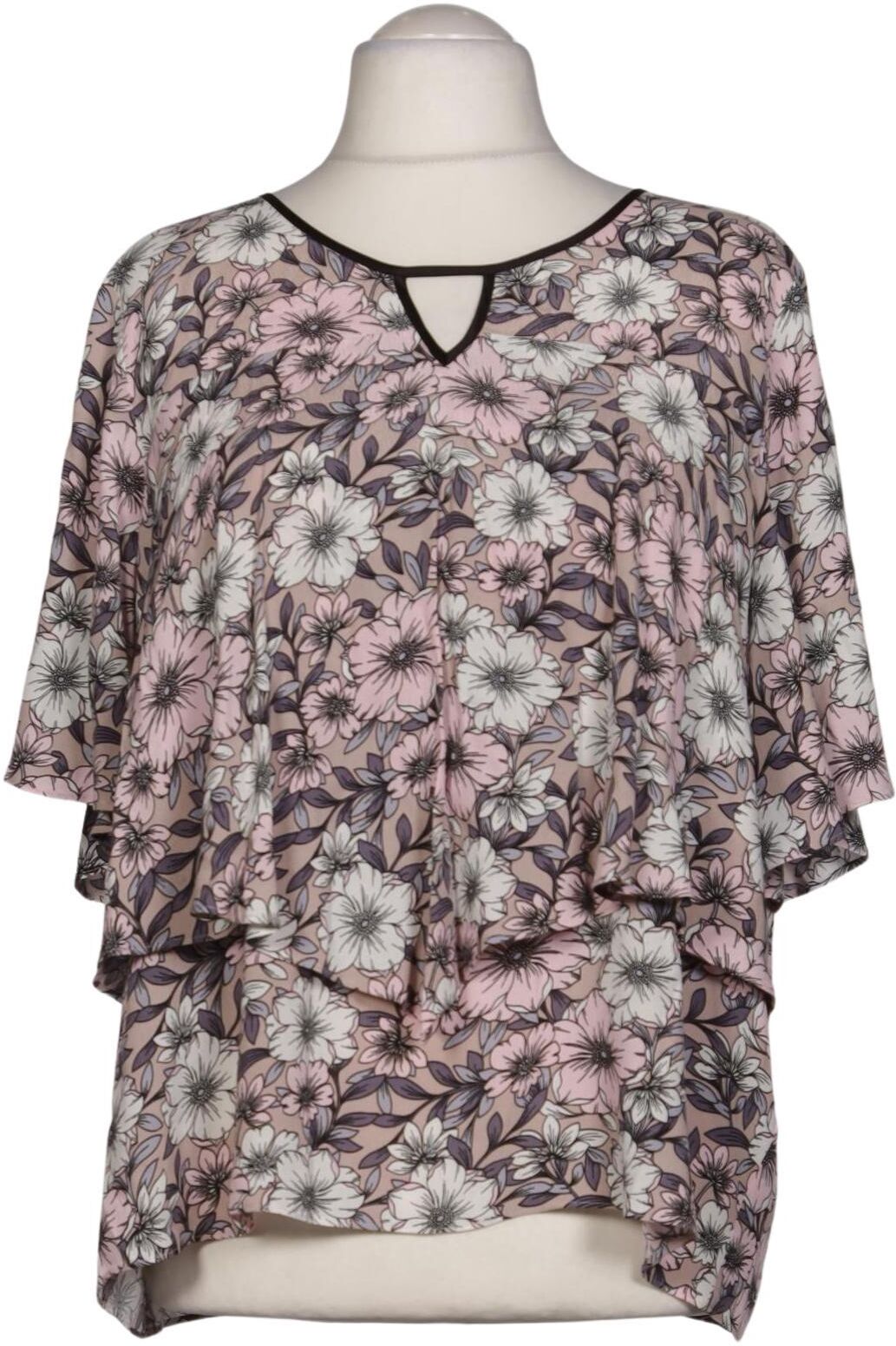 Kriss Trading Sweden Damen Bluse, Mehrfarbig, Gr. XL, Viskose - Second Hand