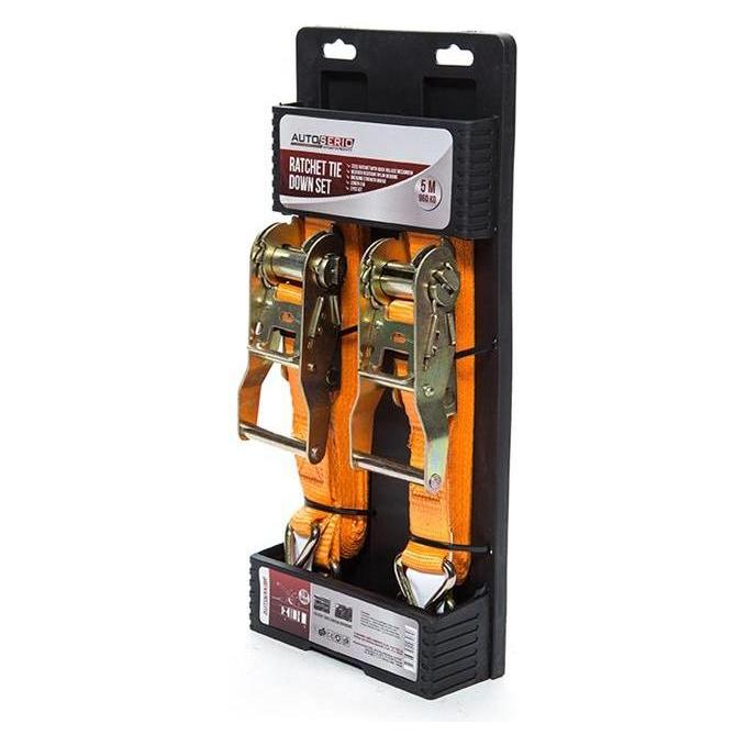 Autoserio RATCHET TIE DOWN XH-RB028 960KG 5M 2PCS (XH-RB028)