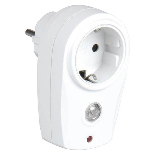 Unitec Zwischenstecker mit Dämmerungssensor ws (47536)