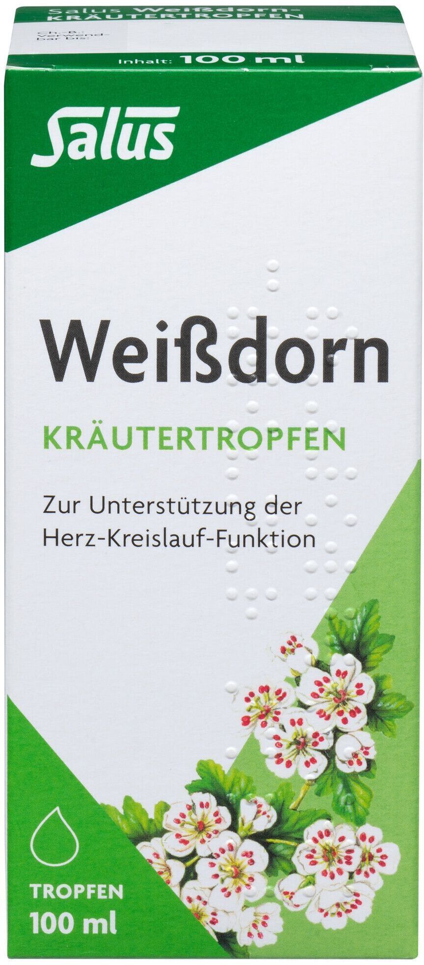 Weissdorn Kräutertropfen Salus 2x 2x100 ml Flüssigkeit