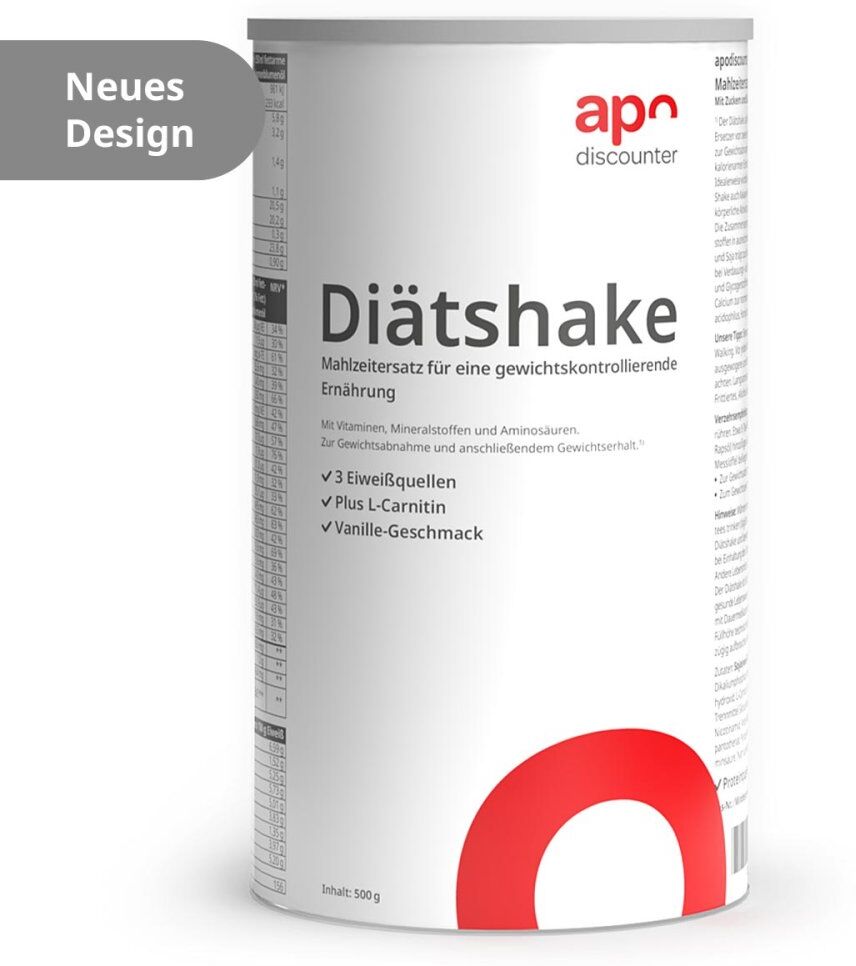 Diätshake Vanille von apodiscounter 500g