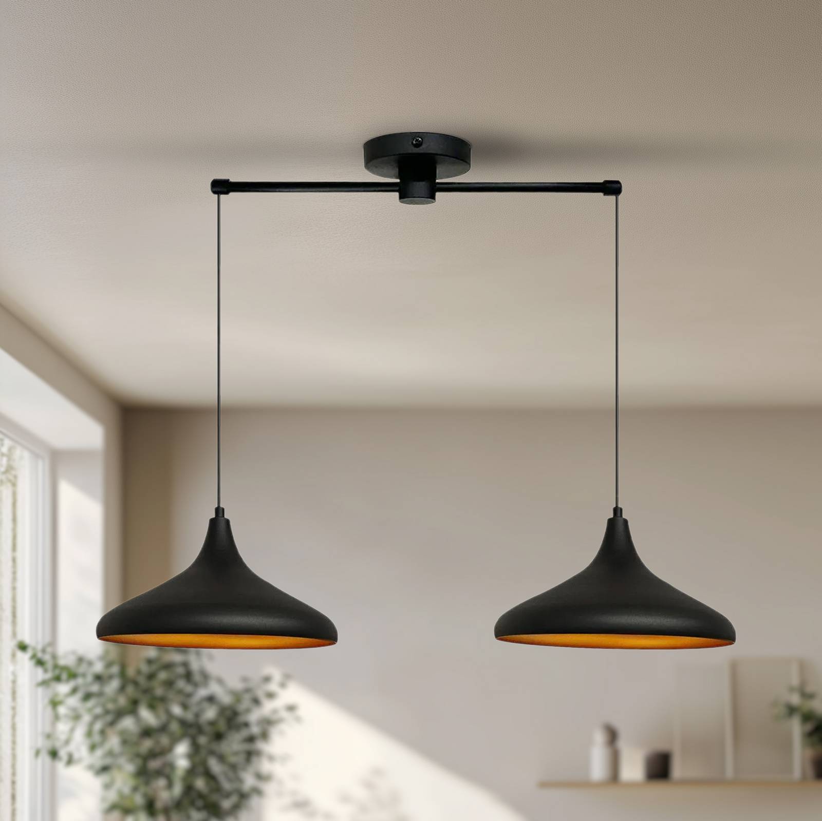 Hängelampe Claus ROYALTECH, dimmbar, für Wohn- / Esszimmer, Metall, Pendelleuchte