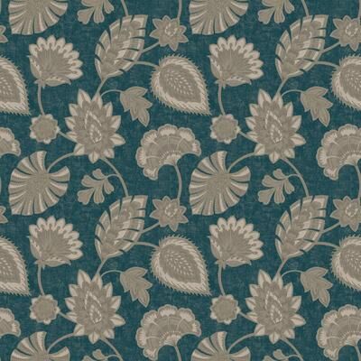 Galerie Wallcoverings Elegance Collection Flower Fan Sheen Finish Non-woven Wallpaper Roll